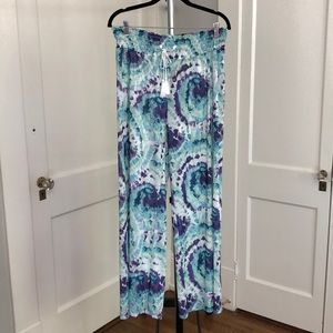 Tye dye nwt lightweight beach sleep lounge pants